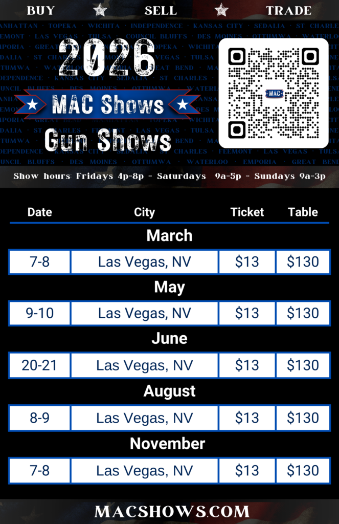 2026 Mac Shows Gun Show Schedule