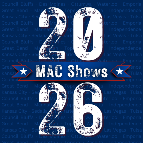 2026 MAC shows Hero image showing all cities MAC Shows hosts shows in
